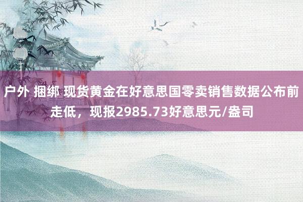 户外 捆绑 现货黄金在好意思国零卖销售数据公布前走低，现报2985.73好意思元/盎司