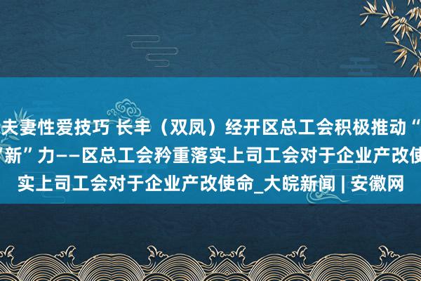 夫妻性爱技巧 长丰（双凤）经开区总工会积极推动“工”变“匠”  激活向“新”力——区总工会矜重落实上司工会对于企业产改使命_大皖新闻 | 安徽网